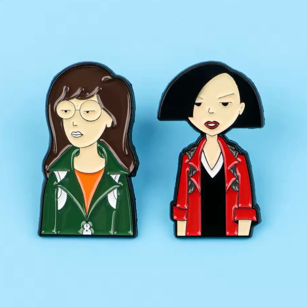 Daria Cartoon Enamel Pin Set